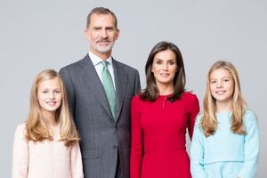 família real Espanha Felipe VI Letizia Leonor Sofia 