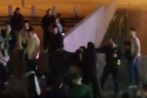 Filmado jovem a ser empurrado de escadas "na noite" em Vila Real