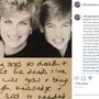 A carta que Diana escreveu a William e Harry: 'Amo os meus rapazes de morte'