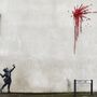 Obra de Banksy foi vandalizada