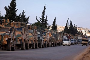 Avião do governo síria abatido pelo exército da Turquia em Idlib