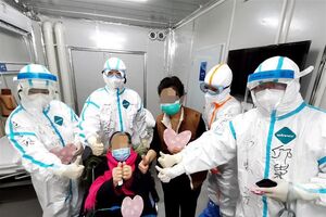 Idosa infetada coronavírus China