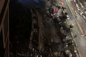 Hotel usado como local de quarentena para casos suspeitos de coronavírus colapsa na China