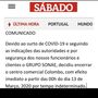 Comunicado da SONAE no site da SÁBADO é falso
