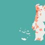 Mapa: Há 10 concelhos com mais de 100 casos de covid-19. Porto é o que tem mais