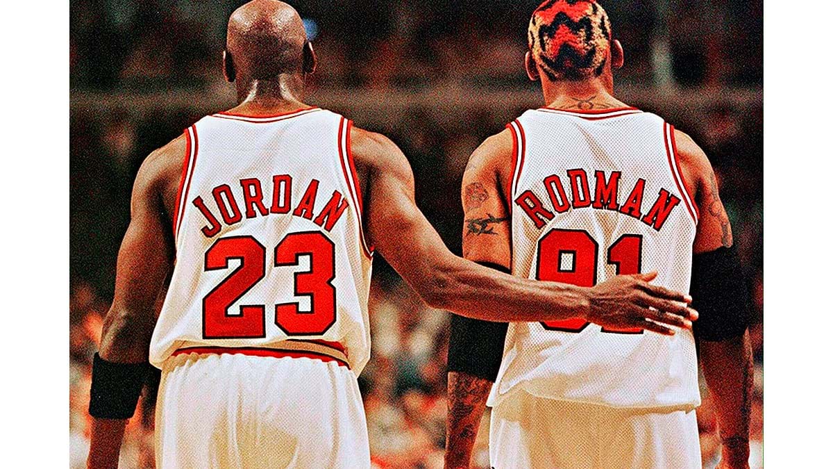 Quadro Jordan & Pippen & Rodman