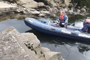 Cinco mergulhadores procuram mulher desaparecida no rio Lima em Viana do Castelo