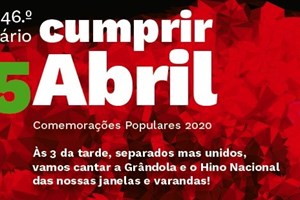 Covid-19: Celebrar o 25 de Abril em casa, quando a pandemia impede a saída à rua
