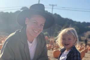 Pink e o filho Jameson
