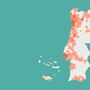 Mapa: Portugal já tem 15 concelhos com mais de cem infetados