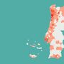 Mapa: 10 concelhos com mais casos positivos têm metade dos infetados em Portugal