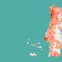 Mapa: Portugal tem 37 concelhos com 100 ou mais casos de Covid-19