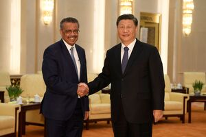 Tedros Ghebreyesus  e Xi Jinping