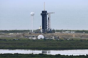 Lançamento foguetão Space X