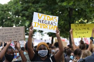 Manifestação George Floyd/ Black Lives Matter Lisboa Portugal