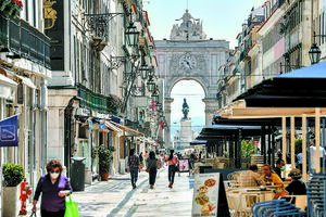 lisboa, rua do ouro, terreiro do paço, praça do comércio