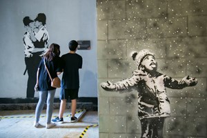 Banksy financia navio para resgates no Mediterrâneo