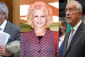 João Brito e Cunha, Lili Caneças e Marcelo Rebelo de Sousa	