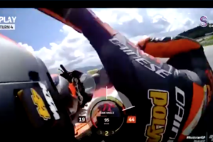 Queda de Miguel Oliveira com Pol Espargaró no GP Áustria: dia de azares para a KTM