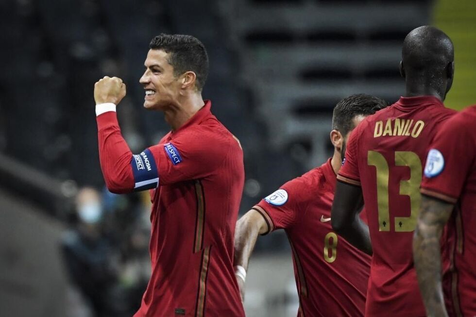 Ronaldo marca 100 golo pela Seleção no Portugal-Suécia