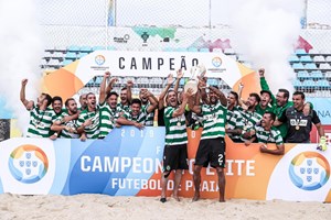 Sporting sagra-se campeão nacional de futebol de praia pela terceira vez