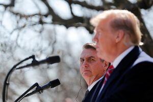 Jair Bolsonaro Donald Trump fotogaleria líderes mundias com Covid