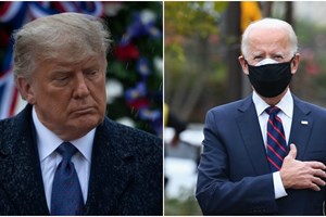 Trump e Biden celebram Dia dos Veteranos em cerimónias separadas