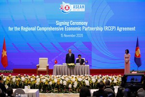 China e nações da Ásia e do Pacífico assinam maior acordo comercial do mundo