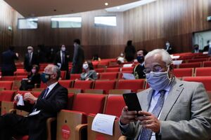 Reunião Infarmed António Costa e Marcelo Rebelo de sousa