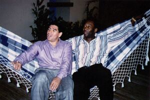 Pelé e Maradona 