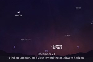 Júpiter e Saturno formam a maior 'estrela de Natal' dos últimos 800 anos