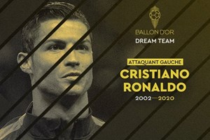 Cristiano Ronaldo está na melhor equipa da história do futebol