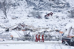 Encontrada mais uma vítima mortal no deslizamento de terras na Noruega