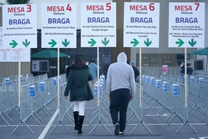 Presidenciais: Eleitores em Braga preferem o frio ao perigo da pandemia