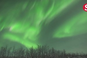 As auroras boreais voltaram à Finlândia