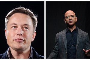 Bezos e Musk em guerra por causa de satélites de Internet