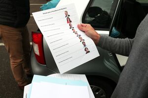 Presidenciais boletim voto