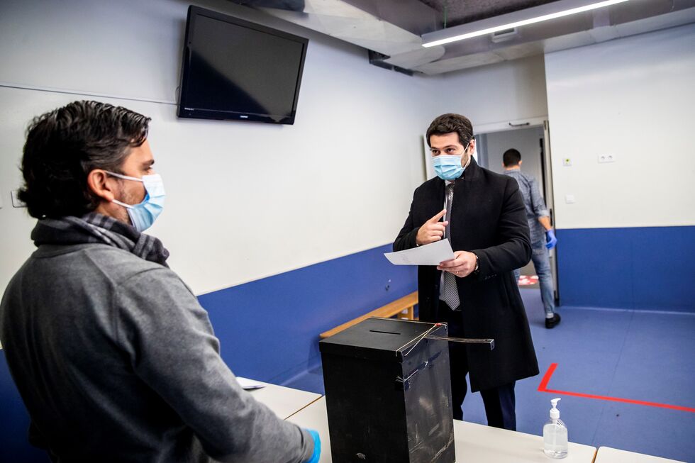 Presidenciais. André Ventura vota em Lisboa