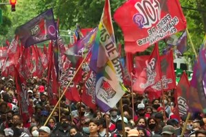 Argentinos na rua contra o governo