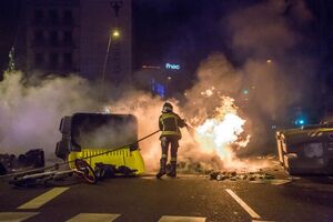 Protestos em Espanha contra detenção de Pablo Hasél