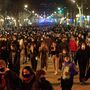 Carga policial em protestos contra prisão de Pablo Hasél em Madrid e Barcelona