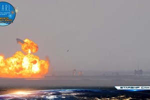 Foguetão da empresa aeroespacial SpaceX volta a explodir durante teste