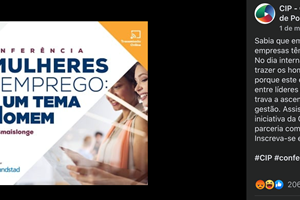 CIP recua em conferência de Dia da Mulher: mete mulheres e muda nome