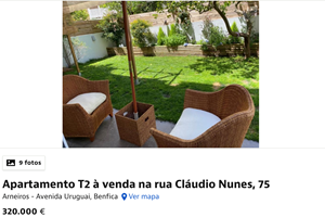 Quer comprar a casa onde António Costa vivia? Está à venda por 320 mil euros