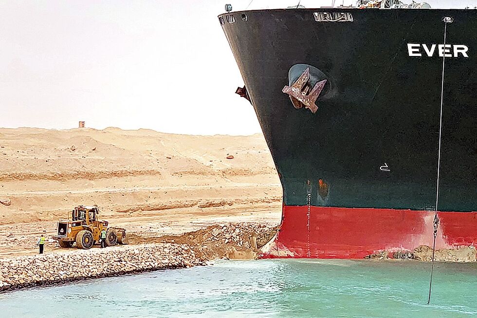 Ever Given encalhado
