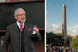 Obelisco de 600 mil euros de Isaltino tem um erro ortográfico