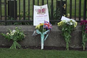 Castelo de Windsor em preparativos para o funeral do príncipe Filipe - sábado