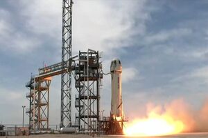 Foguetão New Shepard NS-15 realiza mais um teste de voo com sucesso - sábado