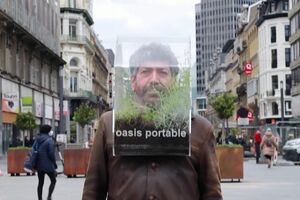 Artista belga cria "oásis portátil" para respirar ar puro em tempo de pandemia - sabado