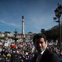 Centenas de pessoas em protesto contra a ilegalização do Chega em Lisboa